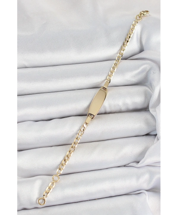 Pirinç Oval Model Gold Renk Xuping Bebek Künyesi