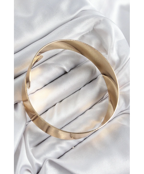 Pirinç Sarmal Model Gold Renk Pazu Bileklik