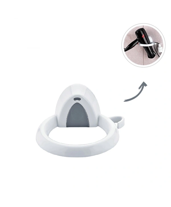 PLASTİK SAÇ KURUTUCU - FÖN MAKİNE ASKISI YAPIŞKANLI - DUVARA MONTE (5047)