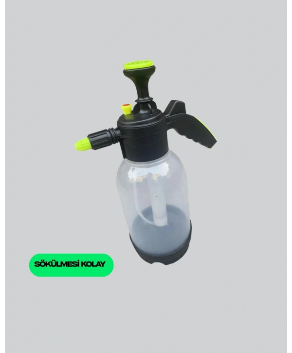 Pompalı Köpük Püskürtücü 2 Litre Dayanıklı Manuel Basınçlı Yıkama Şişesi
