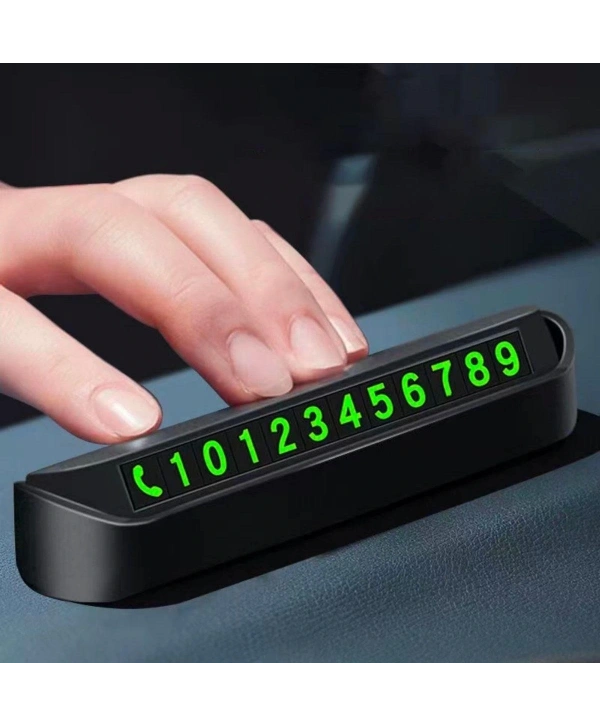 Pratik Fosforlu Telefon Numarası Yamzak İçin Araç İçi Oto Numaratör Numaralık (5047)