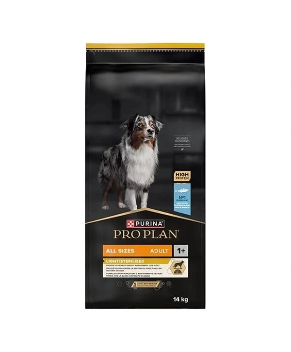 Pro Plan Light Sterilised Beyaz Balıklı Kısırlaştırılmış Yetişkin Köpek Maması 14 Kg