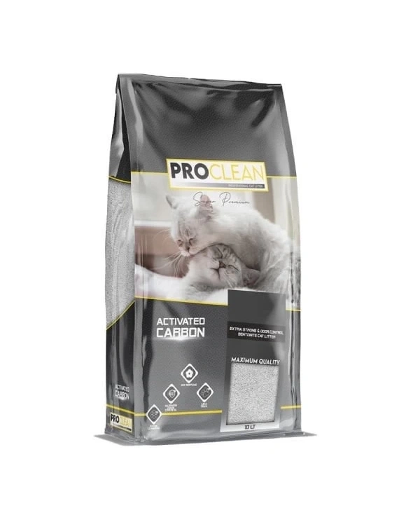 Proclean Aktif Karbonlu Topaklanan Kedi Kumu 10 Lt