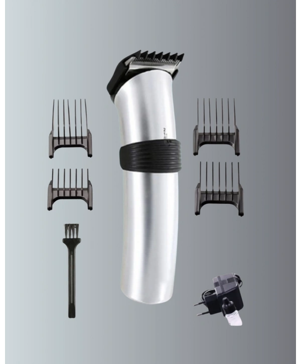 Profesyonel Erkek Tıraş Makinesi – Kablosuz, Paslanmaz lı ve Tam Aksesuar