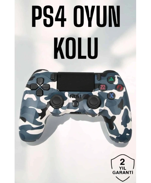 PS4 Oyun Kolu Kamuflaj Desenli Joystick