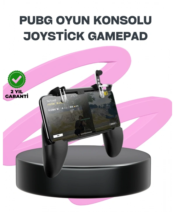 PUBG Mobile İçin Tetikleyicili Joystickli Telefon Gamepadi