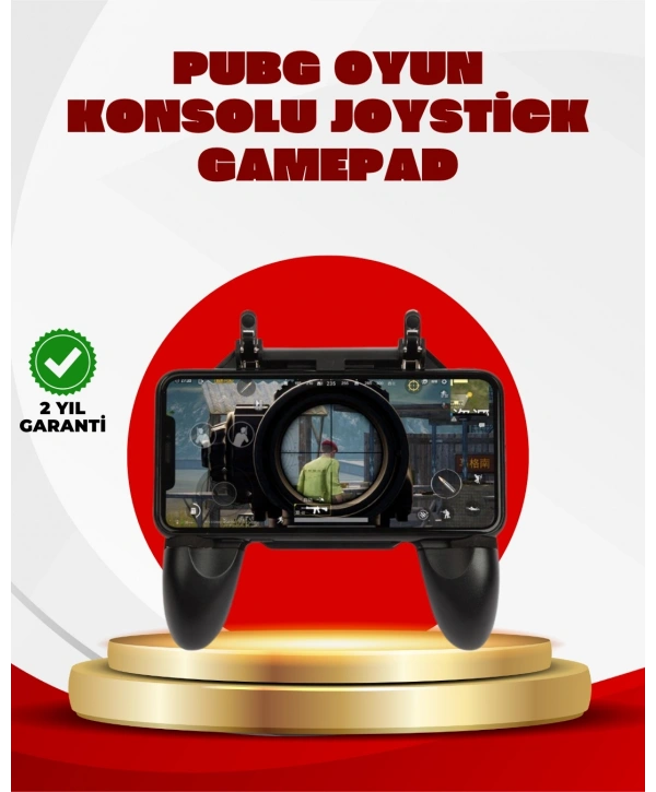 PUBG Mobile Uyumlu Joystick ve Parmak Tetikli Oyun Gamepadi