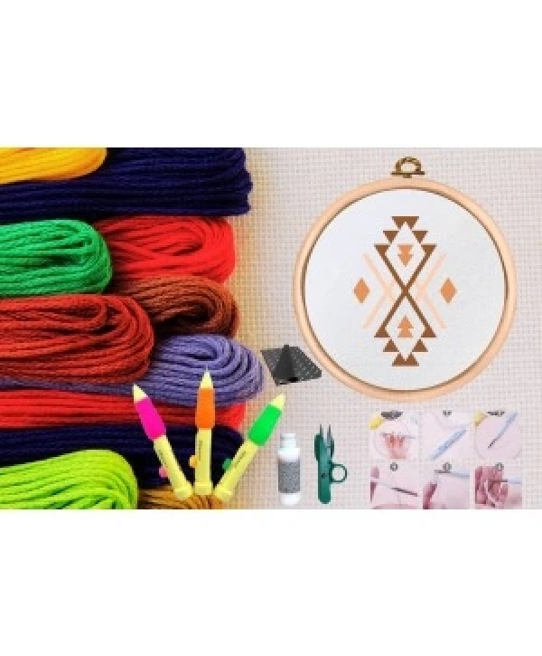 Punch Seti Nakış Seti Kasnaklı Kendin Yap Seti Seri 107