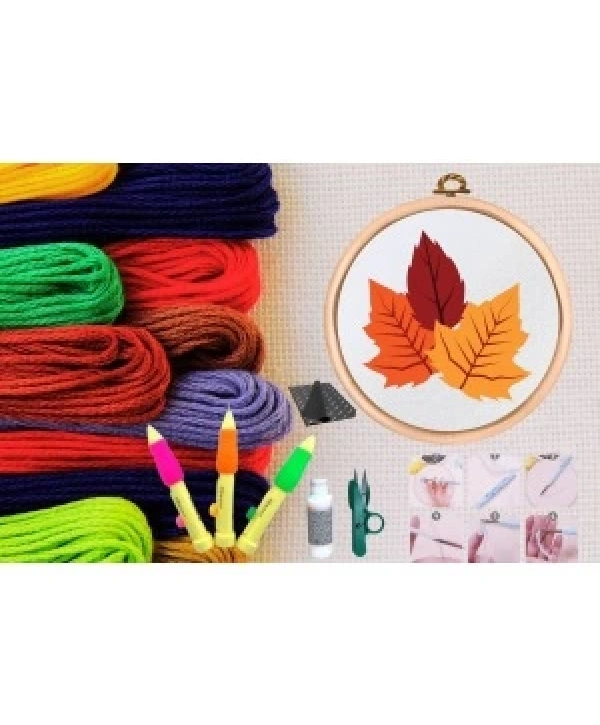 Punch Seti Nakış Seti Kasnaklı Kendin Yap Seti Seri 11