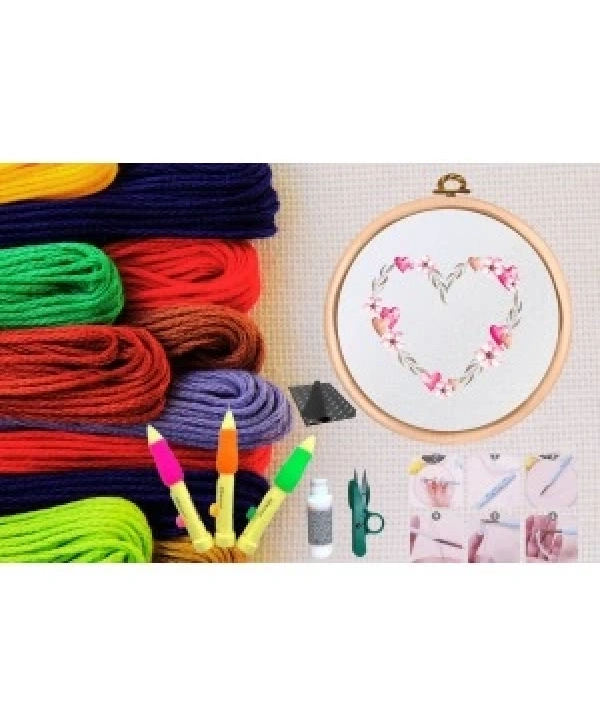 Punch Seti Nakış Seti Kasnaklı Kendin Yap Seti Seri 112