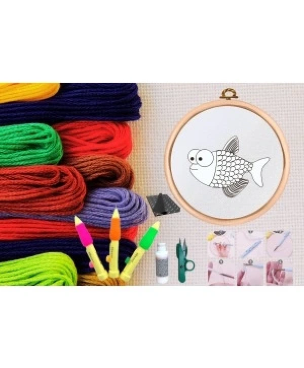 Punch Seti Nakış Seti Kasnaklı Kendin Yap Seti Seri 115