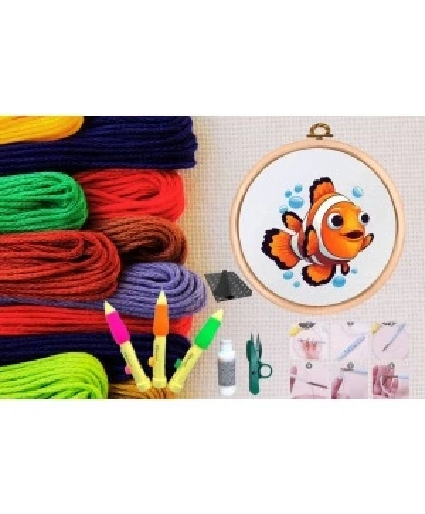 Punch Seti Nakış Seti Kasnaklı Kendin Yap Seti Seri 116