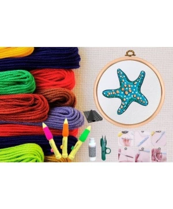 Punch Seti Nakış Seti Kasnaklı Kendin Yap Seti Seri 122