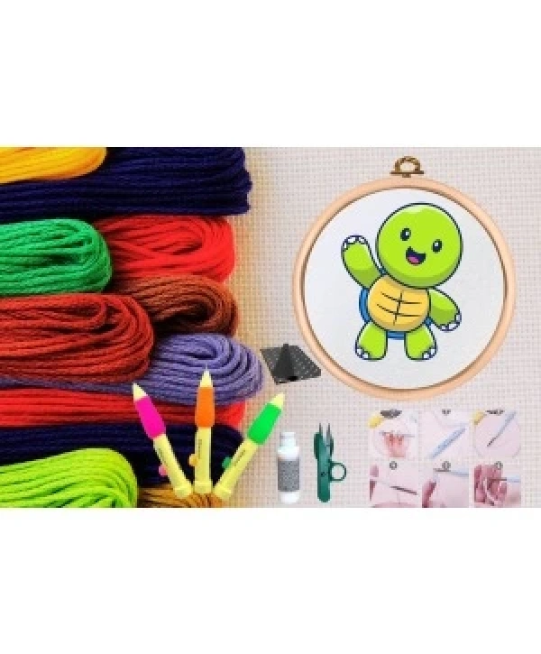 Punch Seti Nakış Seti Kasnaklı Kendin Yap Seti Seri 123