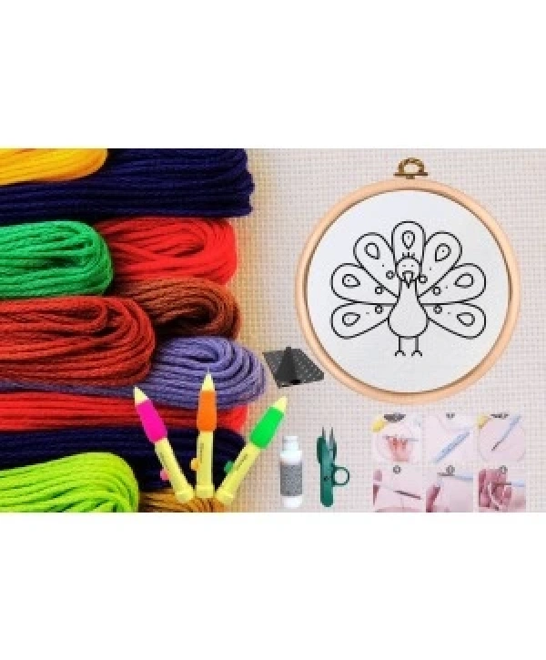 Punch Seti Nakış Seti Kasnaklı Kendin Yap Seti Seri 13