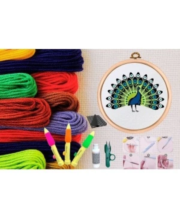 Punch Seti Nakış Seti Kasnaklı Kendin Yap Seti Seri 14