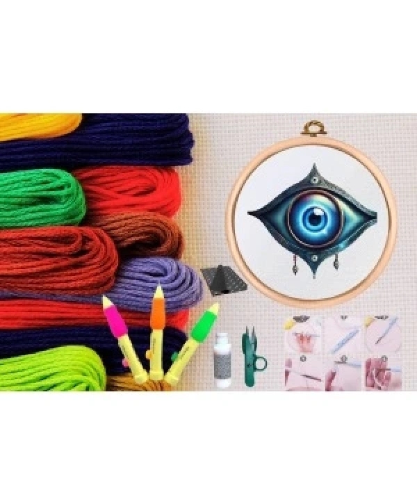 Punch Seti Nakış Seti Kasnaklı Kendin Yap Seti Seri 141