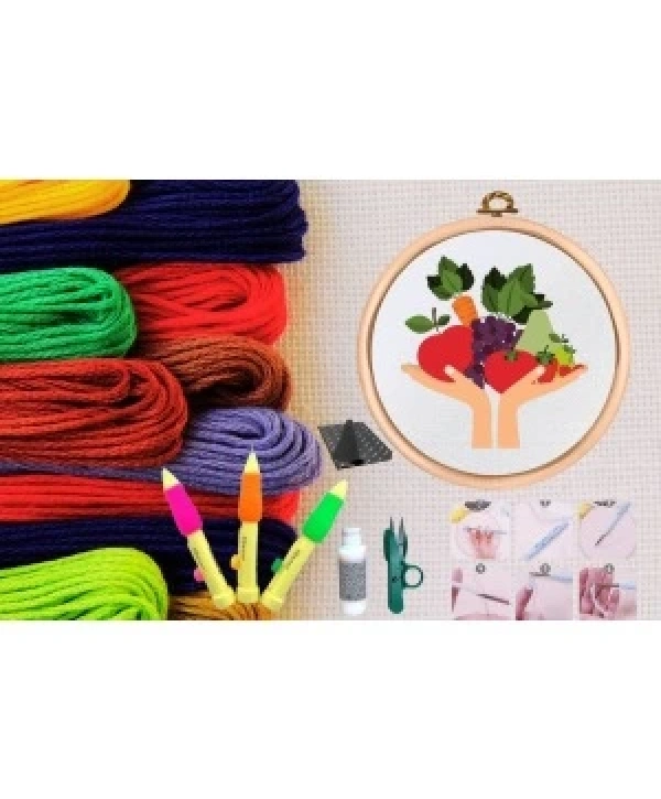 Punch Seti Nakış Seti Kasnaklı Kendin Yap Seti Seri 143