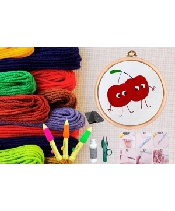 Punch Seti Nakış Seti Kasnaklı Kendin Yap Seti Seri 145