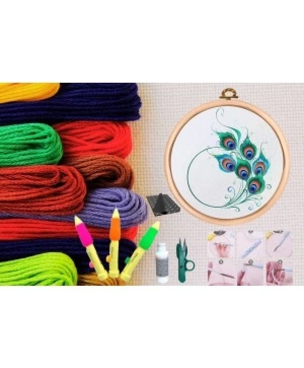 Punch Seti Nakış Seti Kasnaklı Kendin Yap Seti Seri 15