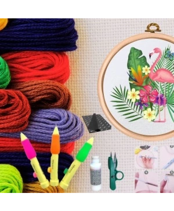 Punch Seti Nakış Seti Kasnaklı Kendin Yap Seti Seri 16