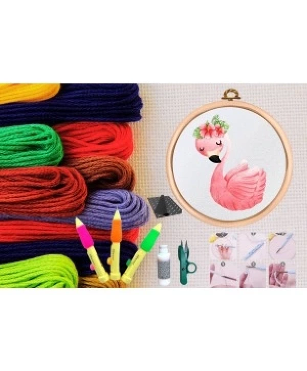 Punch Seti Nakış Seti Kasnaklı Kendin Yap Seti Seri 18