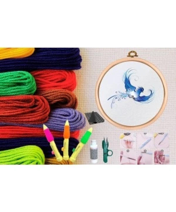 Punch Seti Nakış Seti Kasnaklı Kendin Yap Seti Seri 19