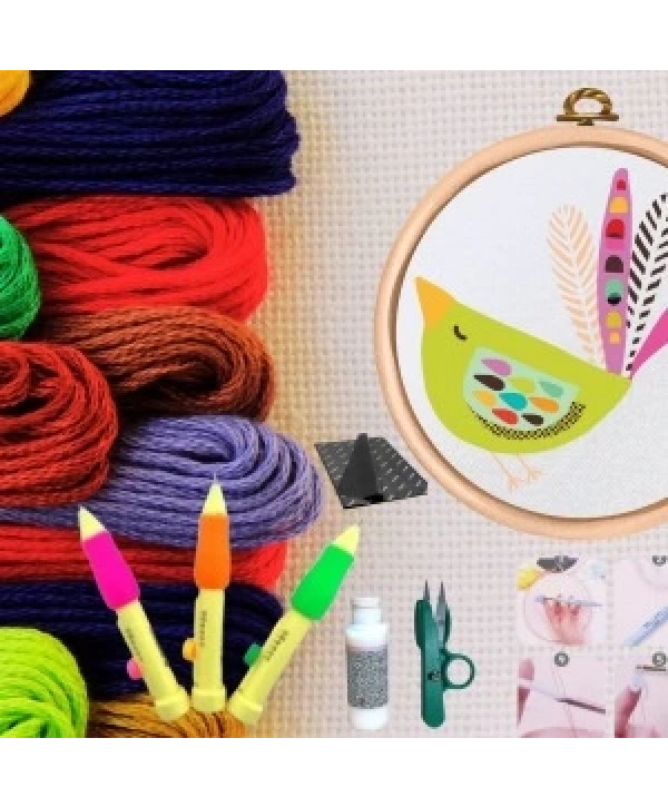 Punch Seti Nakış Seti Kasnaklı Kendin Yap Seti Seri 21