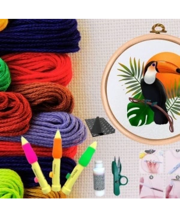 Punch Seti Nakış Seti Kasnaklı Kendin Yap Seti Seri 22