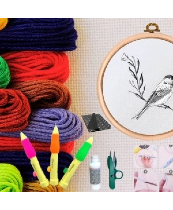 Punch Seti Nakış Seti Kasnaklı Kendin Yap Seti Seri 28