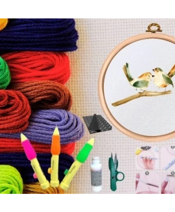 Punch Seti Nakış Seti Kasnaklı Kendin Yap Seti Seri 30