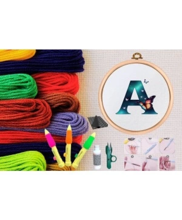 Punch Seti Nakış Seti Kasnaklı Kendin Yap Seti Seri 34