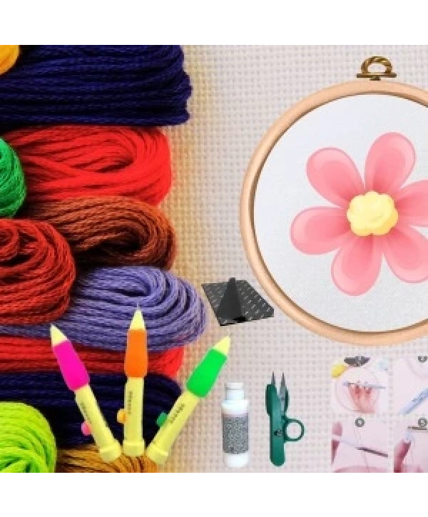 Punch Seti Nakış Seti Kasnaklı Kendin Yap Seti Seri 38