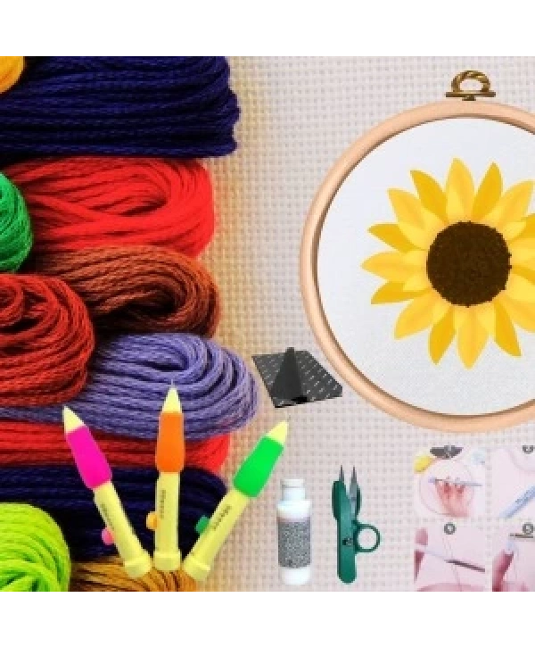 Punch Seti Nakış Seti Kasnaklı Kendin Yap Seti Seri 39