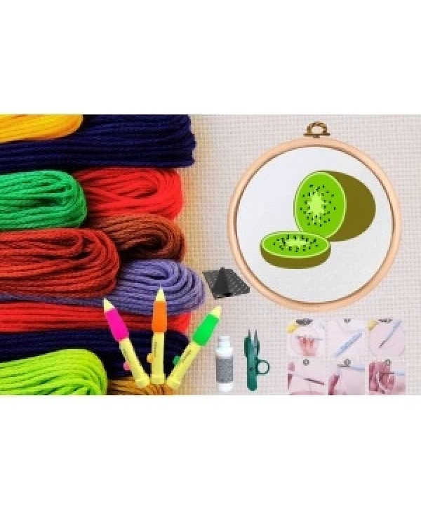 Punch Seti Nakış Seti Kasnaklı Kendin Yap Seti Seri 4