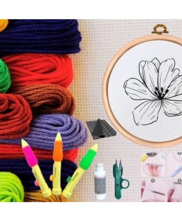 Punch Seti Nakış Seti Kasnaklı Kendin Yap Seti Seri 43