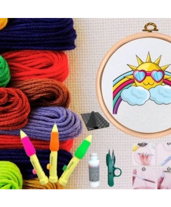 Punch Seti Nakış Seti Kasnaklı Kendin Yap Seti Seri 46