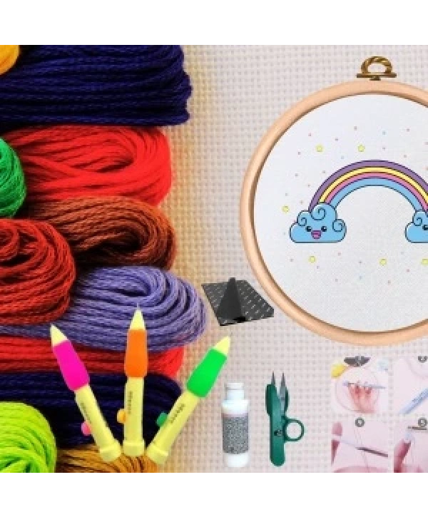 Punch Seti Nakış Seti Kasnaklı Kendin Yap Seti Seri 47