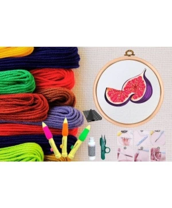 Punch Seti Nakış Seti Kasnaklı Kendin Yap Seti Seri 5