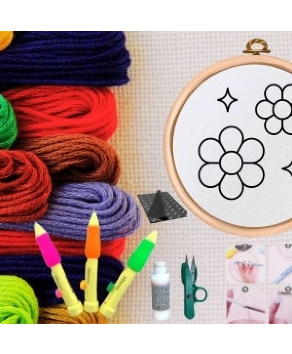 Punch Seti Nakış Seti Kasnaklı Kendin Yap Seti Seri 50