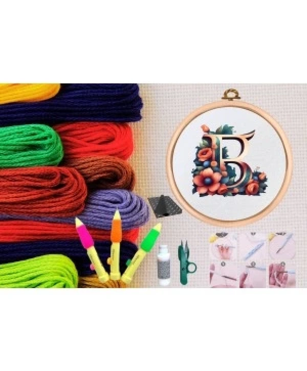 Punch Seti Nakış Seti Kasnaklı Kendin Yap Seti Seri 56