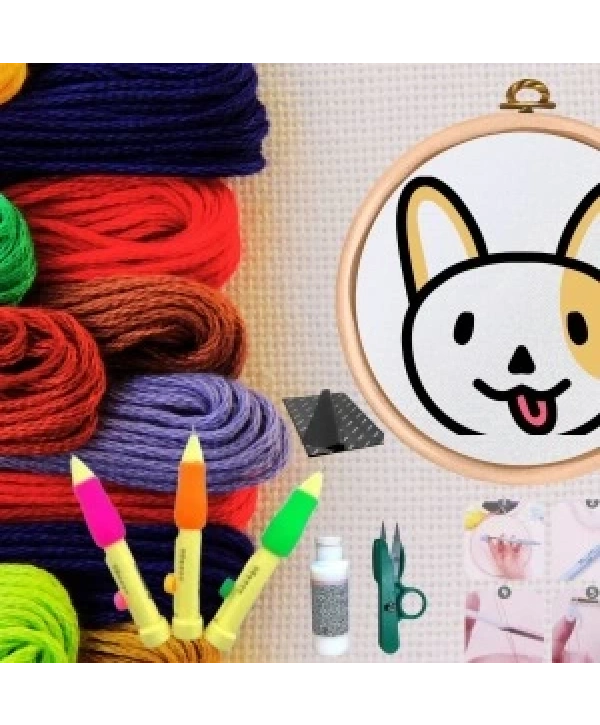 Punch Seti Nakış Seti Kasnaklı Kendin Yap Seti Seri 58