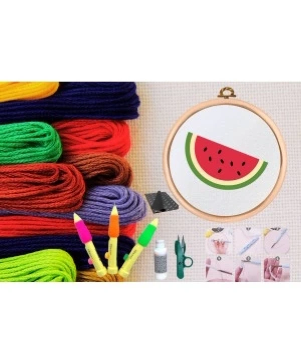 Punch Seti Nakış Seti Kasnaklı Kendin Yap Seti Seri 6