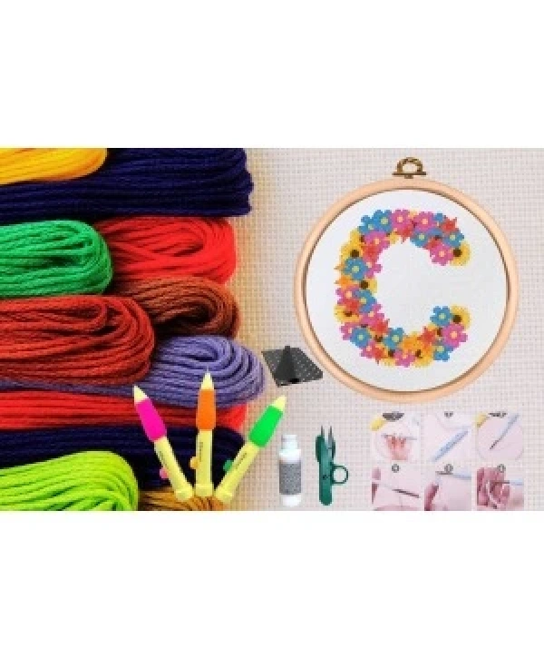 Punch Seti Nakış Seti Kasnaklı Kendin Yap Seti Seri 62