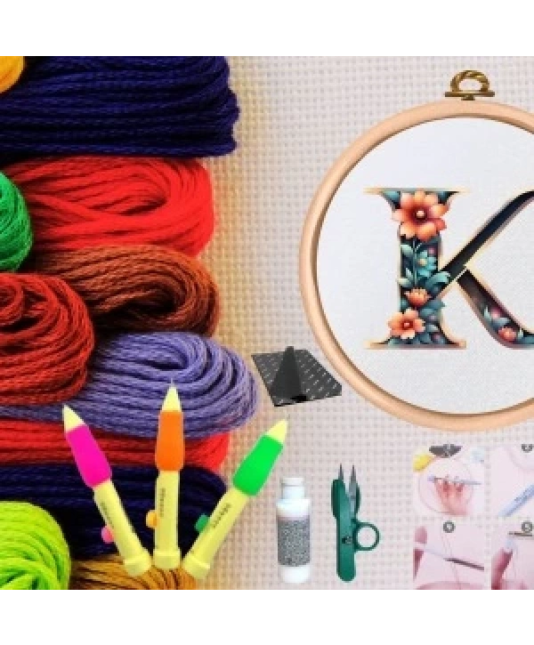 Punch Seti Nakış Seti Kasnaklı Kendin Yap Seti Seri 76