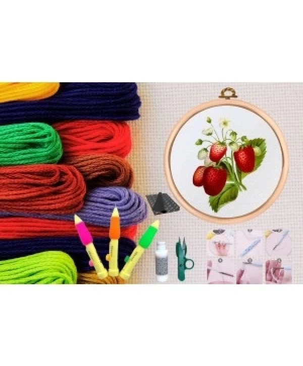 Punch Seti Nakış Seti Kasnaklı Kendin Yap Seti Seri 8