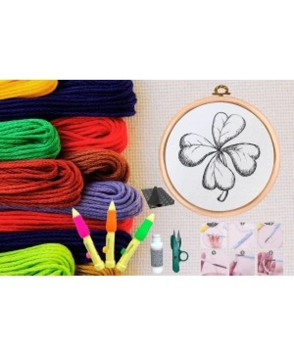 Punch Seti Nakış Seti Kasnaklı Kendin Yap Seti Seri 9