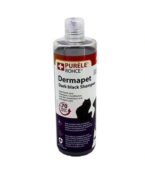 Purele Dermapet Dermatolojik Siyah Kedi ve Köpek Şampuanı 450 Ml