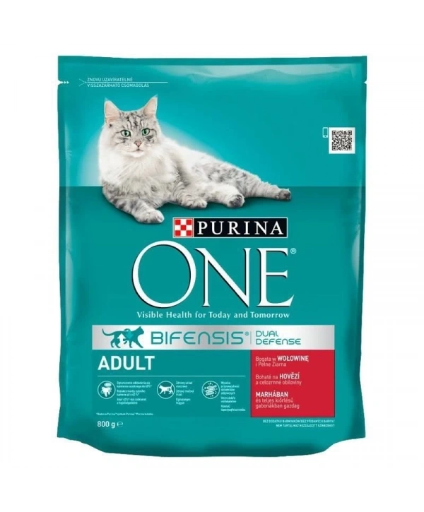 Purina One Sığır Etli Yetişkin Kedi Maması 800 Gr