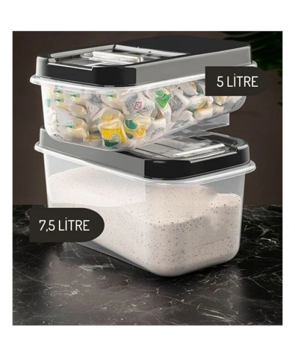 Reagan Tablet ve Deterjan Saklama Kutusu 5 ve 7.5 lt